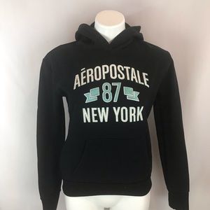 Aeropostale Sz M Blue Cotton Polyester Hoodie